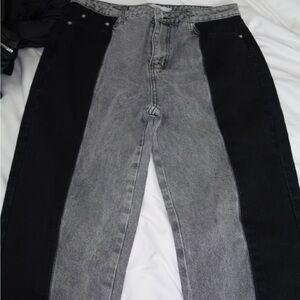 straight leg jeans